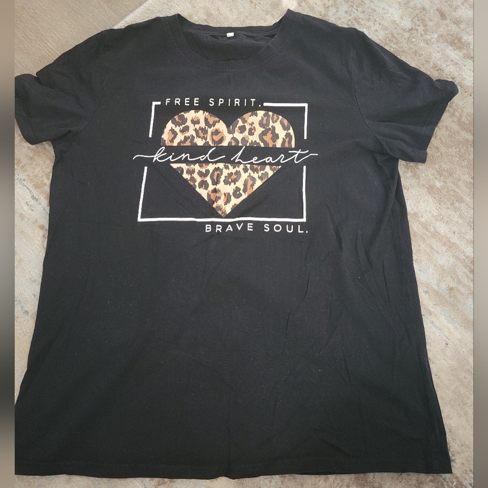 Shein Leopard Print Shirt